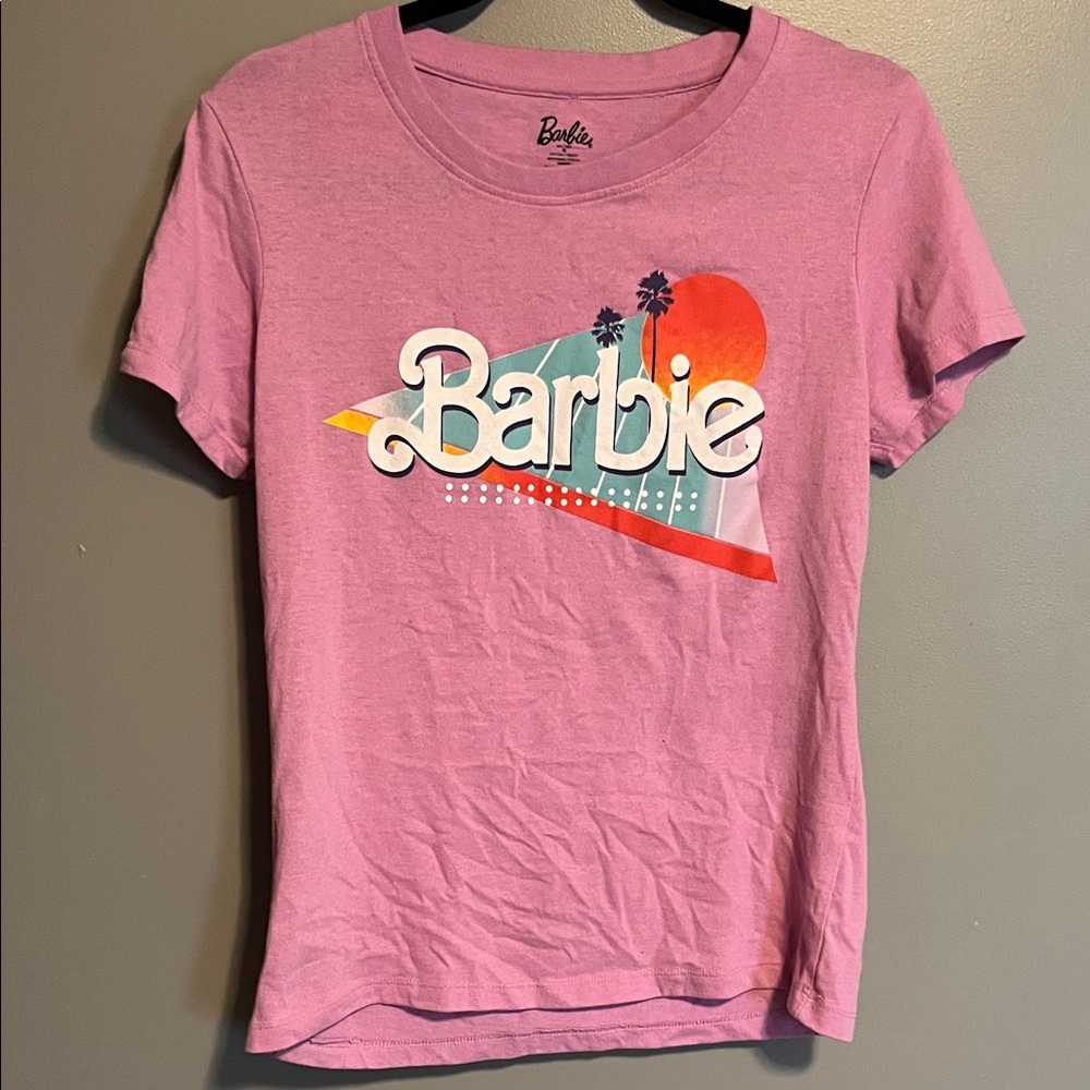 Barbie Pink Sunset Graphic Tee